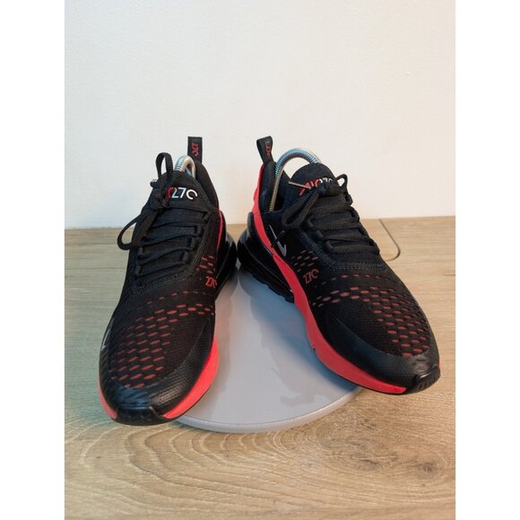 Athletic Sneaker 270 Flyknit Air Max 27 Orange Red Nike Air Max